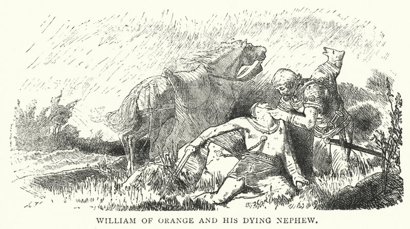 William of Orange and his dying nephew (engraving) بواسطة مدرسة اللغة الإنجليزية