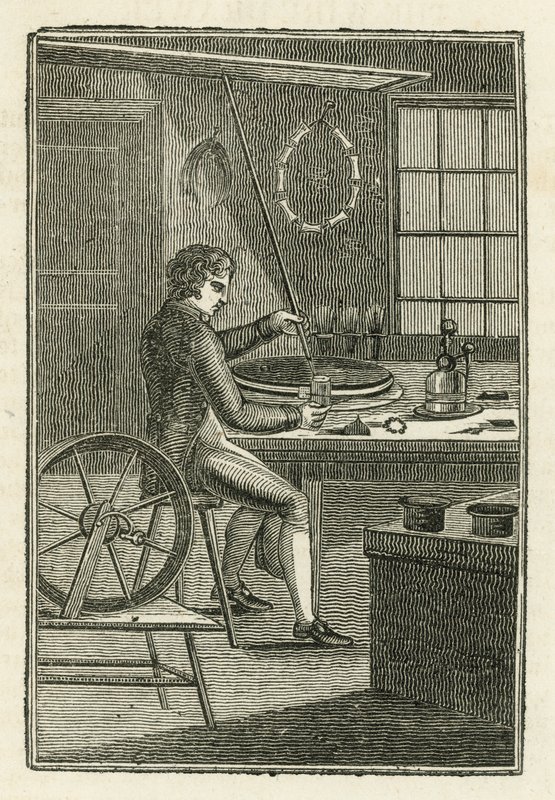 Wire-Drawer (engraving) بواسطة مدرسة اللغة الإنجليزية