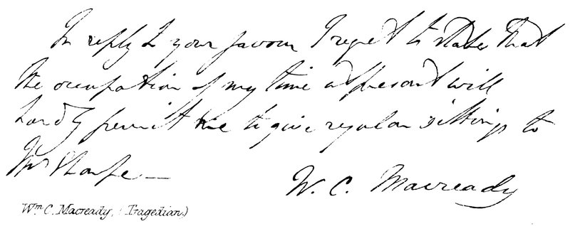 Wm C Macready ، (Tragedian) بواسطة مدرسة اللغة الإنجليزية