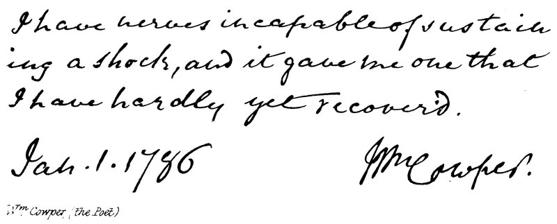 Wm Cowper ، (الشاعر) بواسطة مدرسة اللغة الإنجليزية