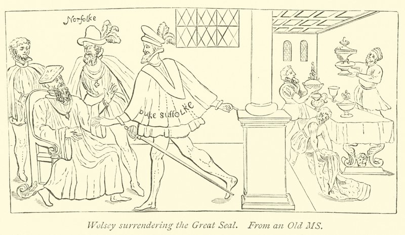 Wolsey يستسلم الختم العظيم بواسطة مدرسة اللغة الإنجليزية