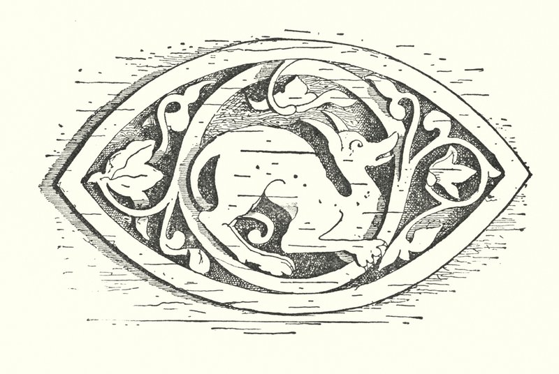 Wood carving: Dog (engraving) بواسطة مدرسة اللغة الإنجليزية