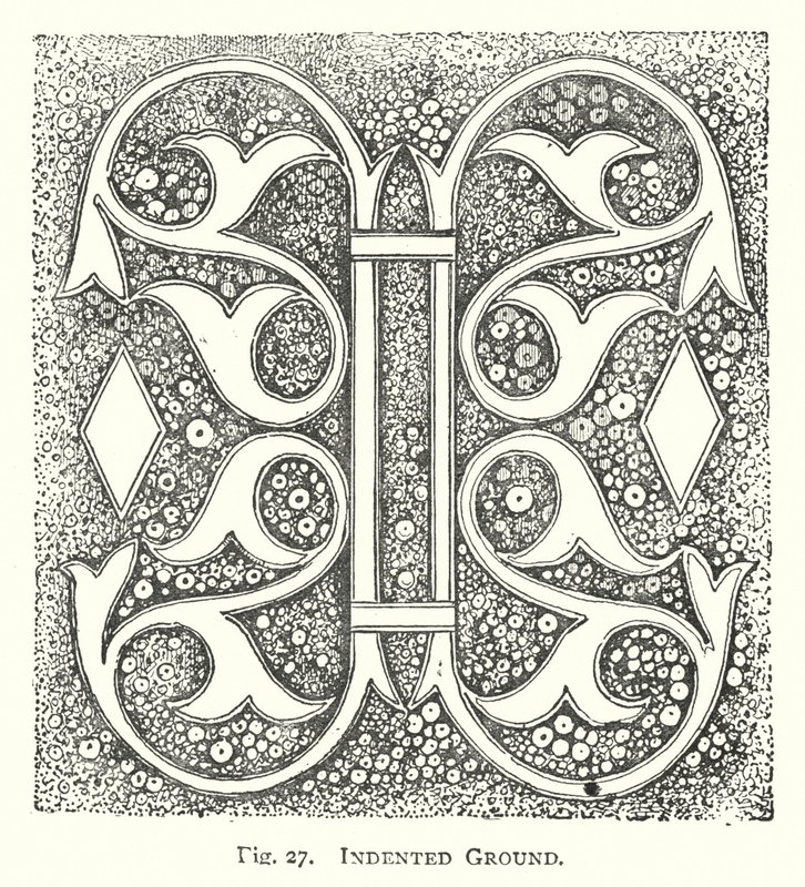 Wood carving: Indented ground (engraving) بواسطة مدرسة اللغة الإنجليزية