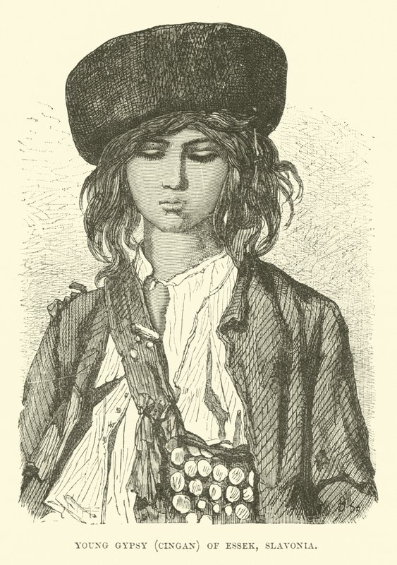 الغجر الشباب ، Cingan من Essek ، سلافونيا بواسطة مدرسة اللغة الإنجليزية