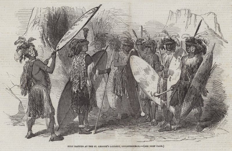 Zulu Kaffirs at the St George