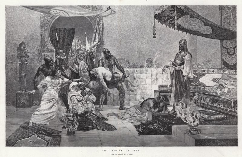 غنائم الحرب (نقش) بواسطة إنريكي سيرا