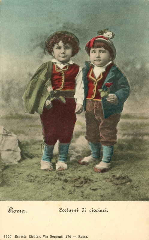 أزياء Ciociazi (صورة ملونة) بواسطة إرنست ريختر