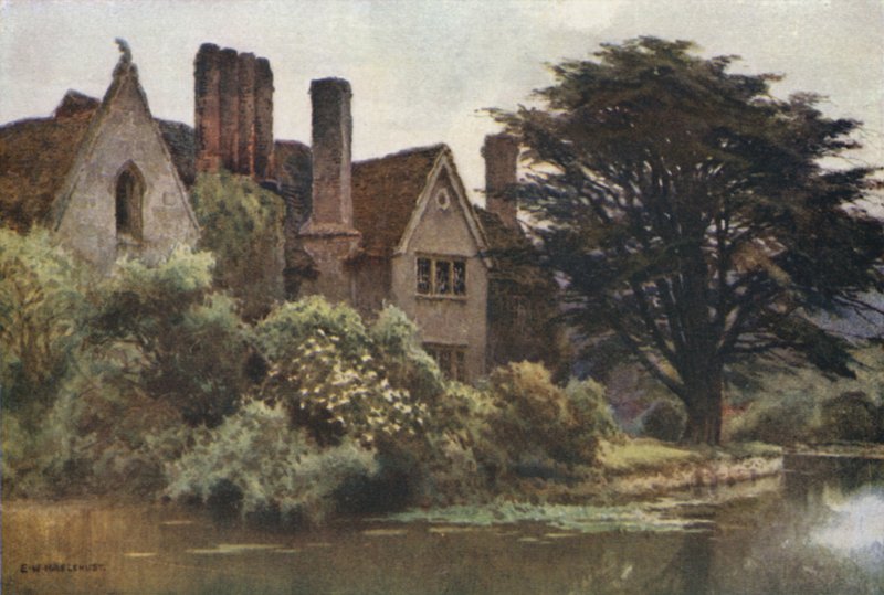 Brinsop Manor (لون ليثو) بواسطة إرنست ويليام هاسلهوست