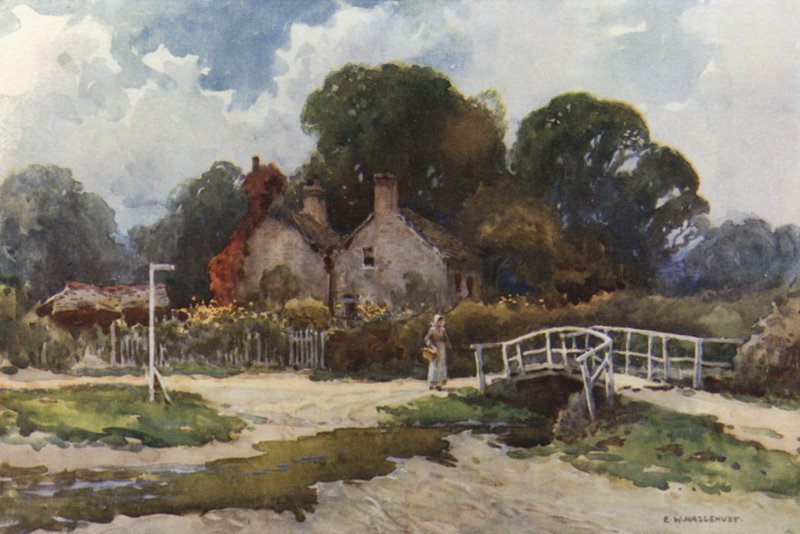في قرية Brockenhurst (لون ليثو) بواسطة إرنست ويليام هاسلهوست