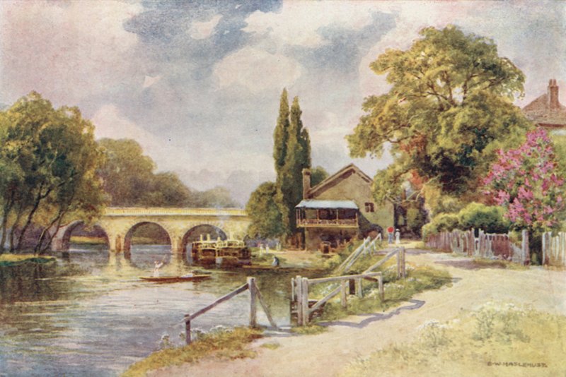 جسر Maidenhead (لون ليثو) بواسطة إرنست ويليام هاسلهوست