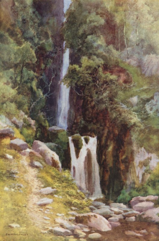 مقياس القوة ، ماء Crummock (لون ليثو) بواسطة إرنست ويليام هاسلهوست