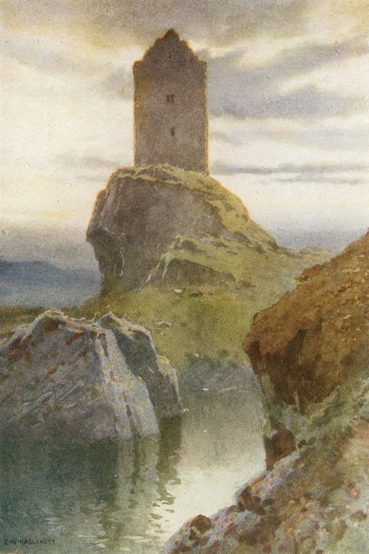 برج Smailholm (حجر ملون) بواسطة إرنست ويليام هاسلهوست