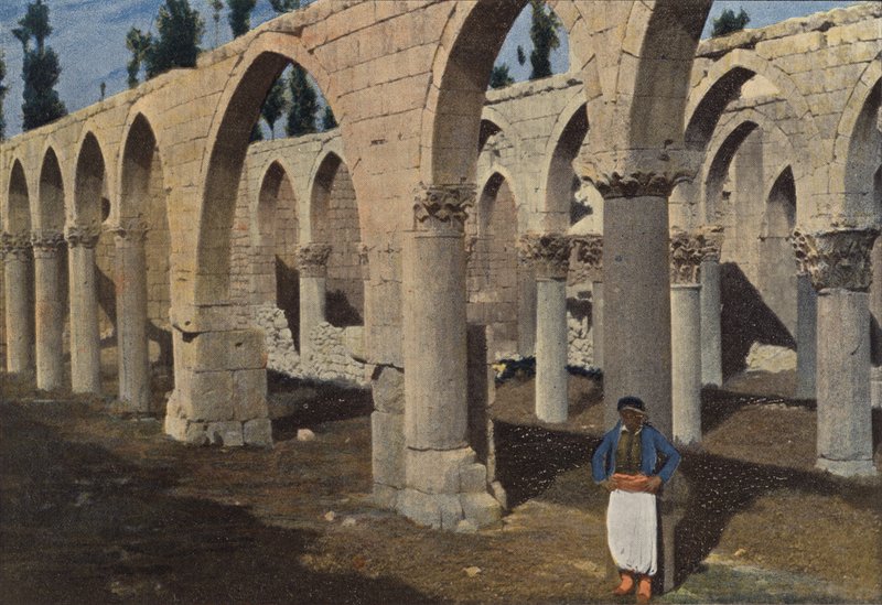 بعلبك ، مسجد دي صلاح الدين بواسطة المصور الأوروبي