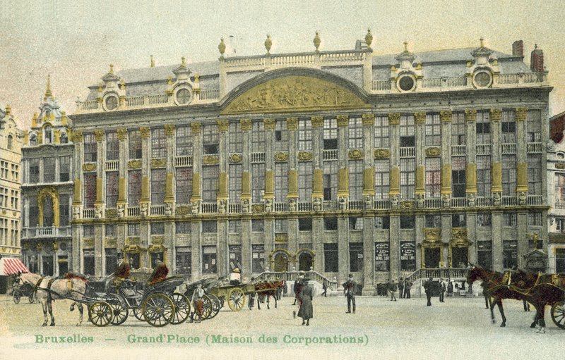 بروكسل ، القصر الكبير ، Maison Des Corporation بواسطة المصور الأوروبي