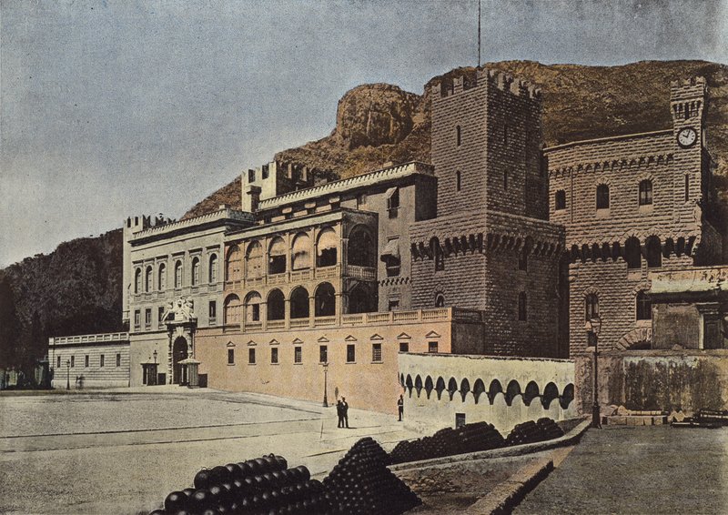 موناكو ، قصر الأمير بواسطة المصور الأوروبي
