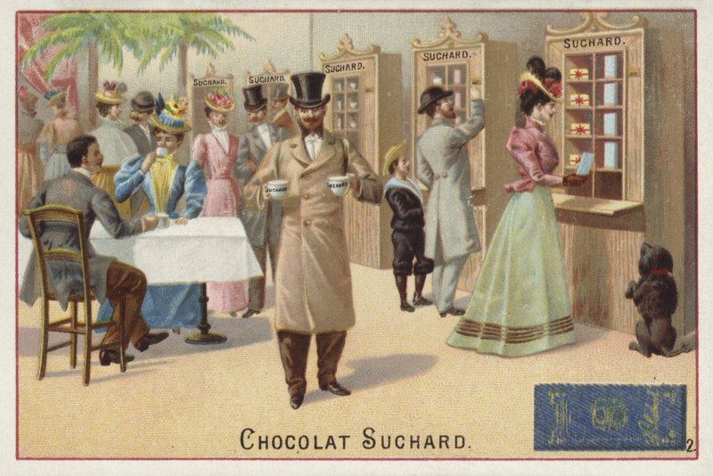 آلات بيع الشوكولاته Suchard بواسطة المدرسة الأوروبية