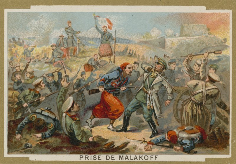 الاستيلاء على Malakoff Redoubt ، حصار سيفاستوبول ، حرب القرم ، 7 سبتمبر 1855 بواسطة المدرسة الأوروبية