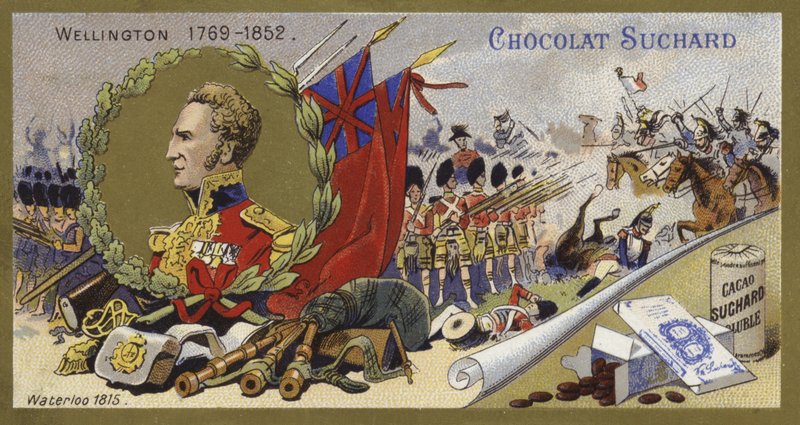 دوق ويلينغتون ومعركة واترلو ، 1815 بواسطة المدرسة الأوروبية