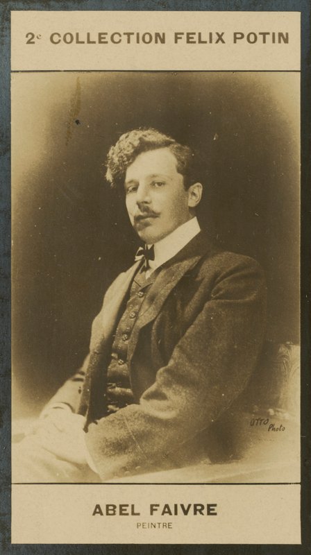 Abel Faivre, Peintre (b/w photo) بواسطة المصور الأوروبي