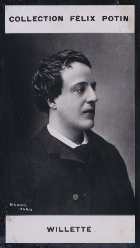 Adolphe Willette (1857) (صورة b / w) بواسطة المصور الأوروبي