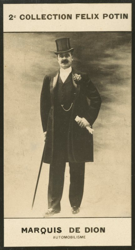Albert-Jules-Felix-Philippe Marquis De Dion, Automobilisme بواسطة المصور الأوروبي