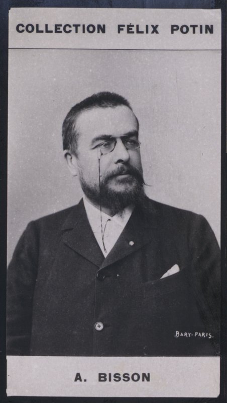 Alexandre Bisson (1848) (b/w photo) بواسطة المصور الأوروبي