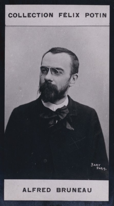 Alfred Bruneau (1857) (b/w photo) بواسطة المصور الأوروبي