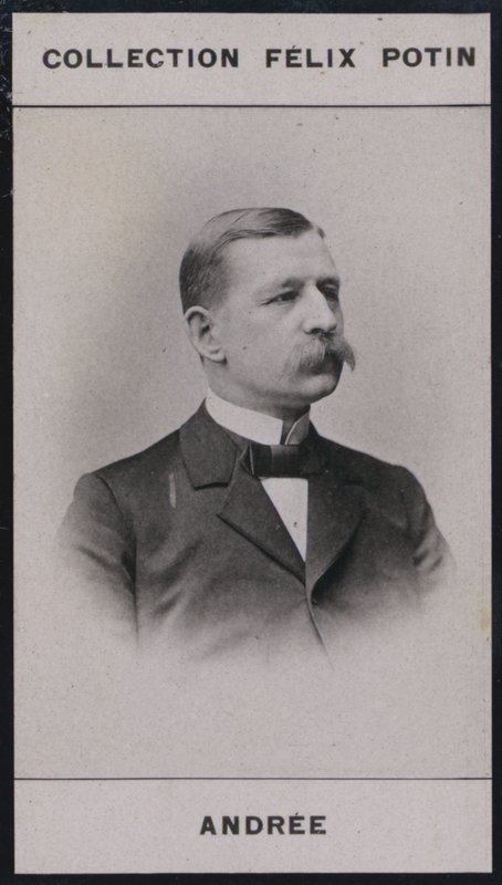 Auguste Andree (1854) (b/w photo) بواسطة المصور الأوروبي