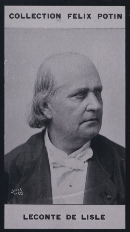 Charles Leconte De Lisle (1818-1894) (b/w photo) بواسطة المصور الأوروبي