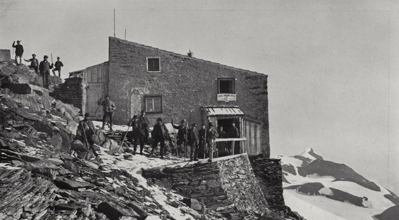 الأرشيدوق يوهان هوت ، ضد Wiesbachhorn (b / w photo) بواسطة المصور الأوروبي
