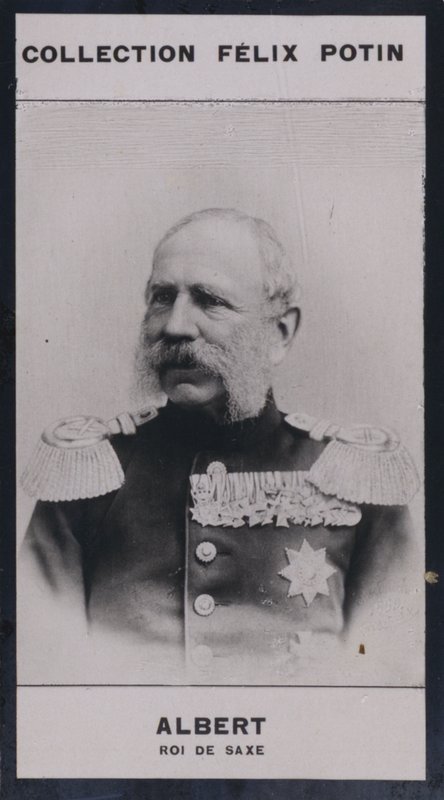 Frederic-Auguste Albert, Roi De Saxe (1828-1902) (b/w photo) بواسطة المصور الأوروبي