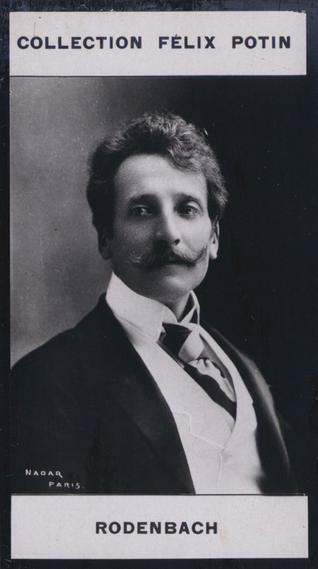 جورج رودنباخ (1855-1899) (صورة بالأبيض والأسود) بواسطة المصور الأوروبي