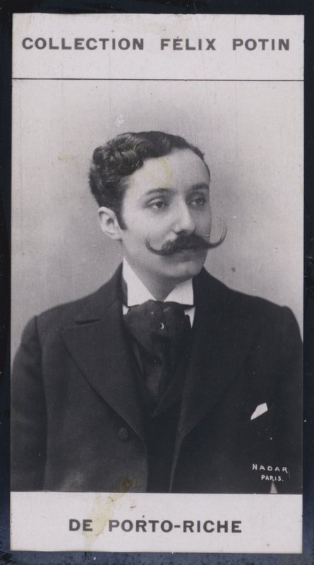 Georges de Porto-Riche (1849) (b/w photo) بواسطة المصور الأوروبي