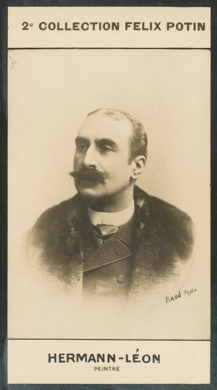 Hermann-Leon, Peintre (b/w photo) بواسطة المصور الأوروبي