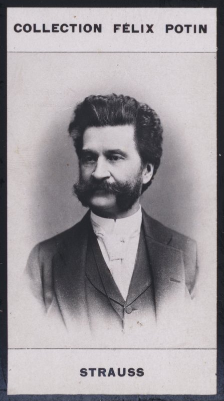 Johann Strauss (1825-1899) (b/w photo) بواسطة المصور الأوروبي