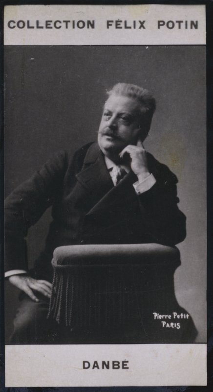 Jules Danbe (1840) (b/w photo) بواسطة المصور الأوروبي