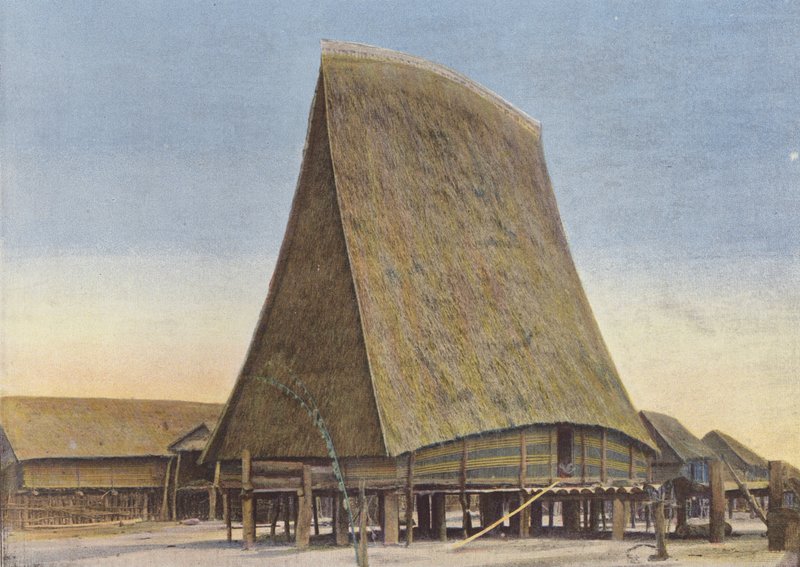 Common House (Town Hall) In Kontun Chez Les Mois Sedangs بواسطة المصور الأوروبي