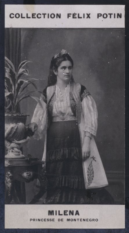 Milena, Princesse De Montenegro (1847) (b/w photo) بواسطة المصور الأوروبي