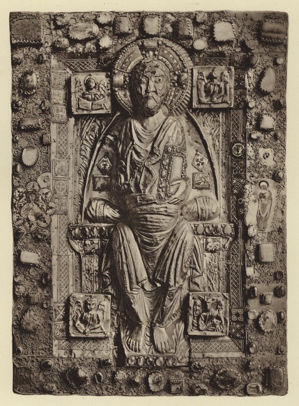 Munchen ، Staatsbibliothek ، Buchdeckel (b / w photo) بواسطة المصور الأوروبي
