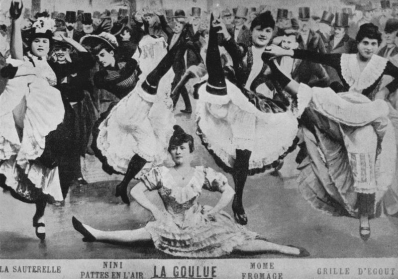 The Quadrille ، مولان روج (صورة b / w) بواسطة المصور الأوروبي