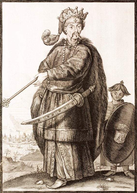 A King of Siam بواسطة المدرسة الأوروبية