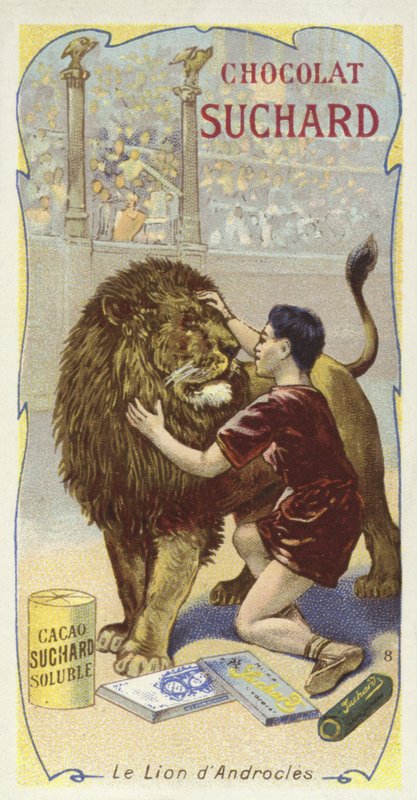 Androcles والأسد بواسطة المدرسة الأوروبية