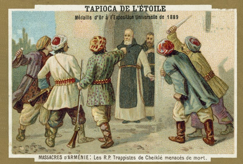المذابح الأرمنية ، 1894-1896 بواسطة المدرسة الأوروبية