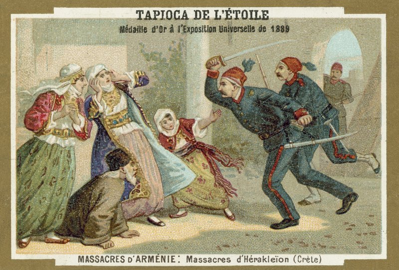 المذابح الأرمنية ، 1894-1896 بواسطة المدرسة الأوروبية