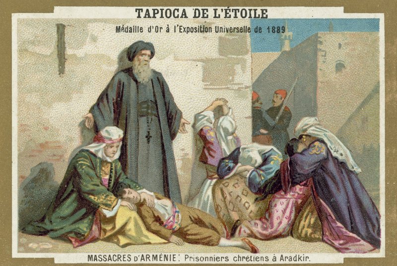 المذابح الأرمنية ، 1894-1896 بواسطة المدرسة الأوروبية