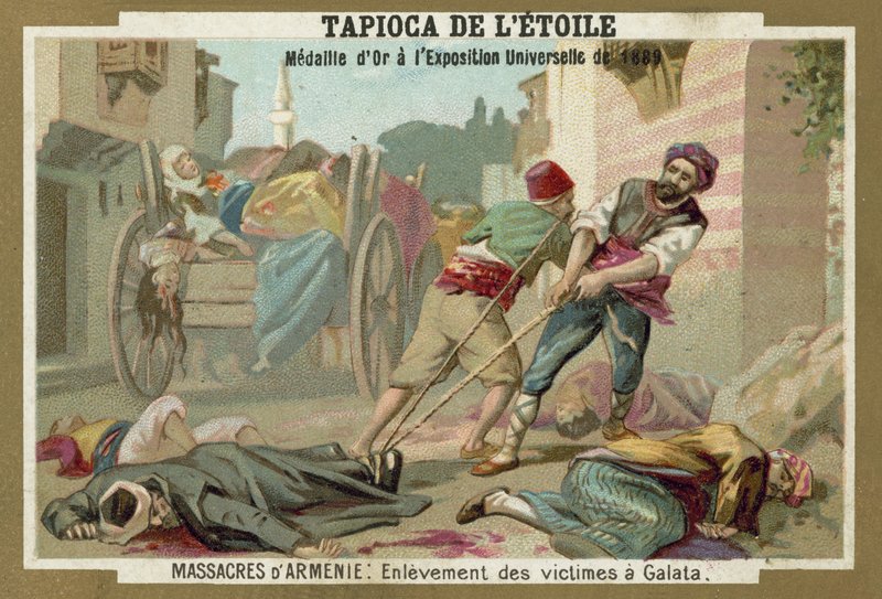المذابح الأرمنية ، 1894-1896 بواسطة المدرسة الأوروبية