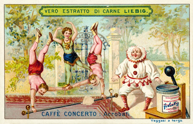 Caffe-concerto: البهلوانات (كروموليثو) بواسطة المدرسة الأوروبية