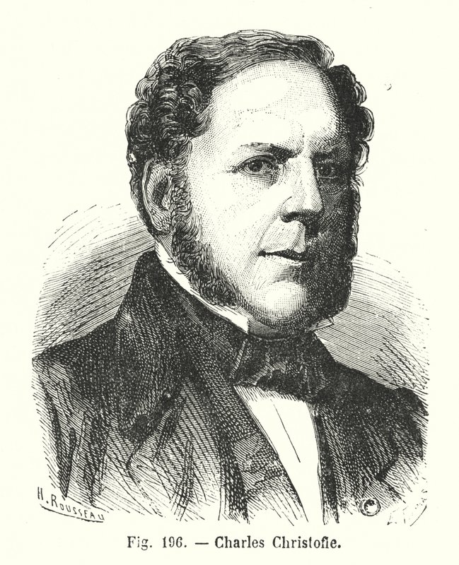 Charles Christofle (engraving) بواسطة المدرسة الأوروبية