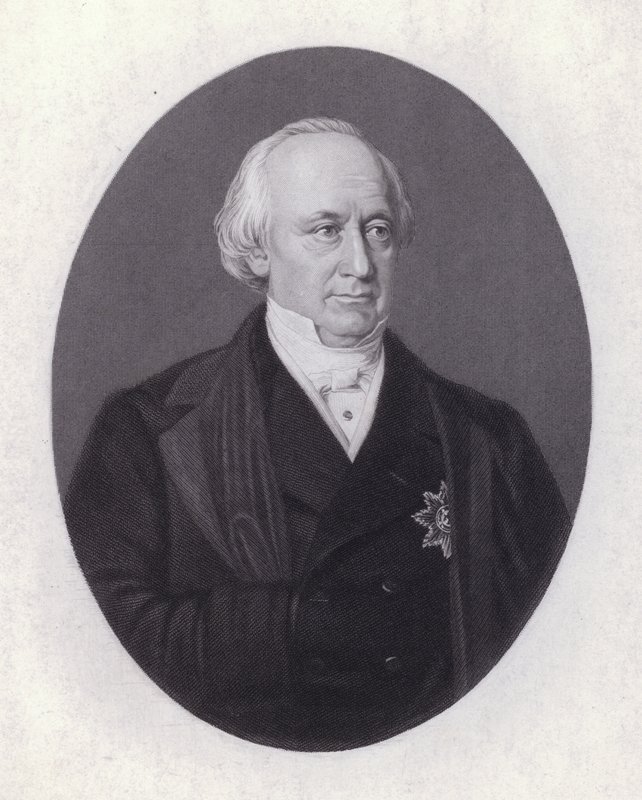 Christian Karl Josias von Bunsen, German diplomat and scholar (engraving) بواسطة المدرسة الأوروبية
