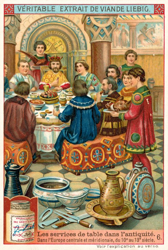 Dinner in Central and Southern Europe بواسطة المدرسة الأوروبية